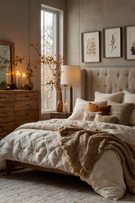 Fall Furniture , Autumn Cozy Fall ,Decor Easy Fall ,
Decor Neutral Fall ,Decor Fall ,Decor Inspiration ,Fall Decor Ideas Plush Cozy Bedroom, Warm Bedroom Bedding, Cozy Bedroom Ideas Colorful, Cosy Beige Bedroom, Moody Fall Bedroom, Tan And Brown Bedroom, Fall Cozy Bedroom Aesthetic, Bedroom Ideas Warm Colors, Light Academia Bedroom Aesthetic