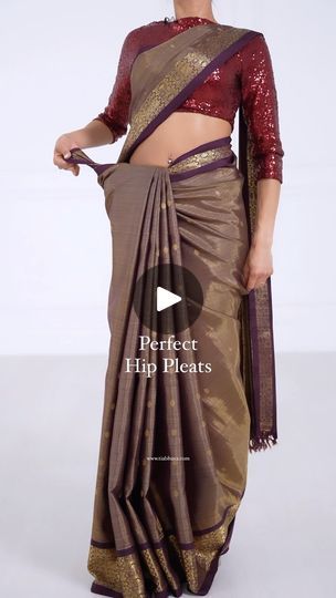 29K views · 792 reactions | All you need to know to get those perfect hip pleats 😍

[silk saree drape, saree draping, saree draping style, saree draping tutorial, saree, sari, saree love, saree fashion, nivi drape, hip pleats hack, how to hip pleats, silk saree draping hacks] | TiaBhuva.com | Charlotte Cardin · Feel Good Silk Saree Draping Styles, Saree Drapes Styles, Saree Draping Tutorial, Style Saree Draping, Draping Saree, Charlotte Cardin, Saree Drape, Saree Wearing, Saree Draping Styles