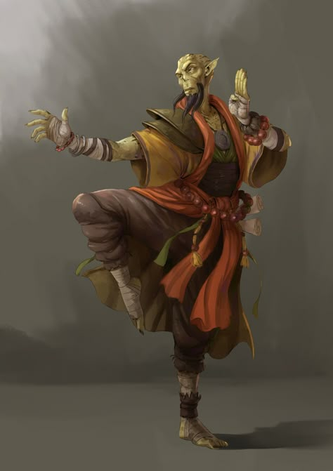 ArtStation - Githzerai Monk, Felipe Bracioli Digital Art Ideas Inspiration, Art Ideas Digital, Art Tutorial Digital, Artist Digital Art, Monk Dnd, Digital Art Ideas, Create Character, Illustrator Artwork, Commissioned Artwork