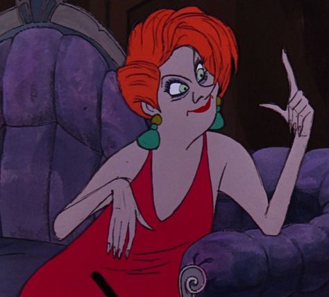 A look at the top 8 most mean and evil characters in Disney movies Female Disney Characters, Evil Female, Madame Medusa, Red Hair Cartoon, Hair Cartoon, Female Villains, Disney Wiki, Evil Villains, Film Disney