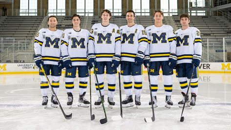 Michigan Hockey Team, Umich Hockey Team, Luke Hughes, Michigan Hockey, Hockey Guys, Hockey Men, College Hockey, Hot Hockey Players, Hockey Boys