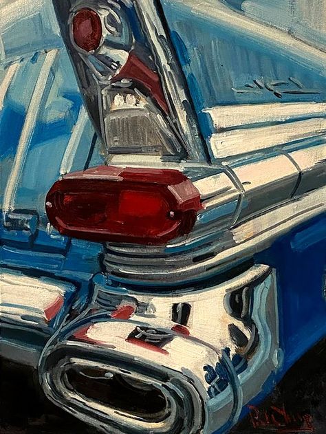 Car Vintage, Impressionism Painting, Southwest Art, Art Competitions, Impressionism Art, Old Car, Buy Paintings, Car Painting, Magazine Art