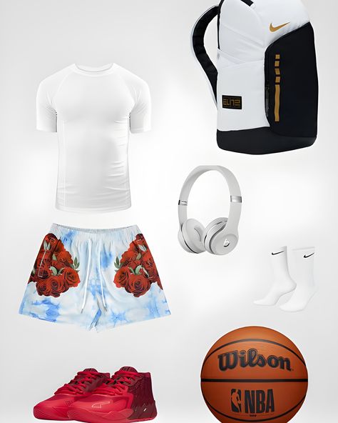 Outfit ideas for hoopers🏀. Link in bio🔗✅ #basketball #outfit #clothing #hiphop #foryou #fy Hooping Fits, Hooper Fits, Hoop Outfit, Basketball Drip, Basketball Fits, Basketball Outfits, Ball Outfits, Basketball Outfit, Football Life