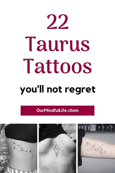 Geometric Taurus Tattoo Design, Feminine Taurus Tattoo Ideas, Taurus Sign Tattoo For Women, Taurus Scorpio Tattoo Combined, Horoscope Tattoos Taurus, Taurus Finger Tattoo, Taurus Tattoo Ideas For Women, Astrology Tattoo Taurus, Small Taurus Tattoo For Women