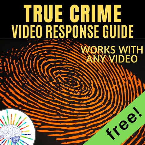 FREE True Crime/Forensic Files Video Guide - Teach Every Day Forensic Files, Computer Forensics, Guide Words, Conversation Skills, Biology Teacher, Classroom Tools, Student Guide, Forensic Science, Science Curriculum