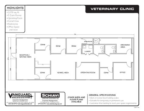 Pet Clinic Design Floor Plans, Veterinary Design, Hospital Plans, Own Business Ideas, Vet Office, Medical Office Design, Vet Clinic, Pet Hotel, Vet Med