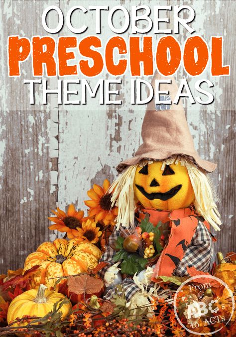 October Preschool Themes Lesson Plans, Pre K Themes, Nature Preschool Activities, October Preschool Themes, September Preschool Themes, Preschool Theme Ideas, October Preschool, September Preschool, Parts Of A Pumpkin