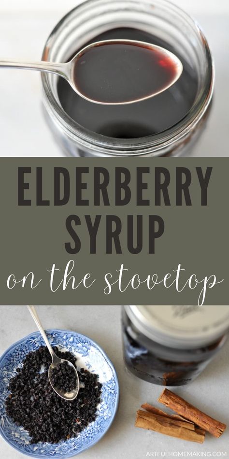 Make Elderberry Syrup, Homemade Elderberry Syrup, Elderberry Syrup Recipe, Homemade Elderberry, Natural Immune Support, Diy Medicine, Immune Boosting Foods, Elderberry Syrup, Ginger And Honey