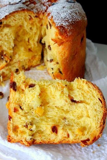 Traditional Panettone Recipe, Easy Panettone Recipe, Panettone Cake, Italian Panettone, Panettone Recipe, Italian Christmas Recipes, Almond Pound Cakes, Delicious Christmas Desserts, Christmas Bread