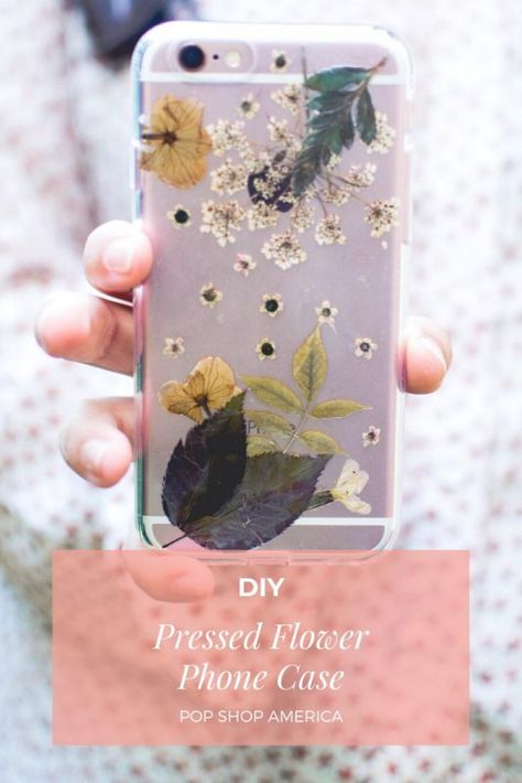 Pressed Flower Phone Case, Pressed Flowers Diy, Diy Projects To Make And Sell, Cases Diy, Dollar Tree Diy Crafts, Handmade Uk, Pressed Flower Art, Crafts To Make And Sell, Flower Phone Case