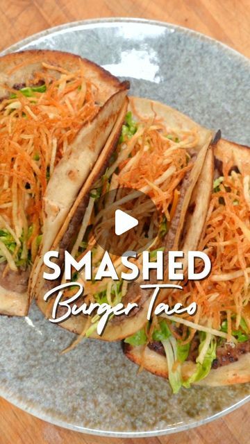 Sherson Lian on Instagram: "Happy TGIF! Today we’re taking the trending smashed burger taco 🌮 stuffed with golden crisps potato to a WHOLE . NEW . LEVEL! 🔥 You can make your own freshest fast food at home. It’s delicious, has a familiar taste, and easy to make!

Give this recipe a try and remember to send shoutouts to me on Instagram, TikTok, YouTube, Twitter, or Facebook. Share the picture, share the recipe, and share the love ❤️

Wanna know this easy #SmashedBurgerTaco recipe? Check out my Youtube channel 👉 @shersonliantv!

#Taco #TrendingRecipe #ViralFood #Delicious #MexicanFood #Halal" Tgi Fridays Tostado Nachos Recipe, Smash Burger, Trending Recipes, Tgif, Make Your Own, Mexican Food Recipes, Tacos, Canning