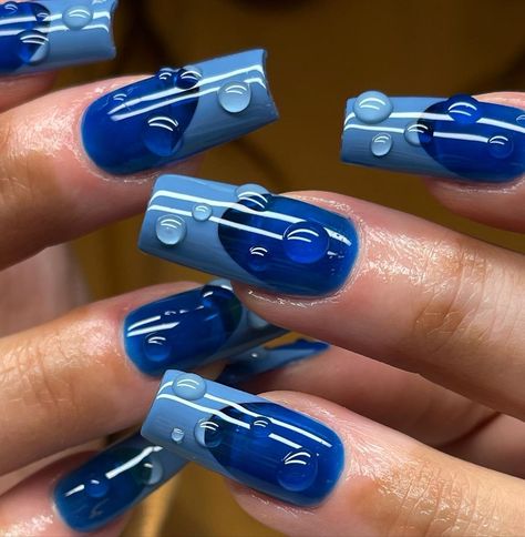 Colorful Nails, French Acrylic Nails, Her Nails, Kawaii Nails, Cat Kuku, Dream Nails, Fire Nails, Funky Nails, Pretty Acrylic Nails