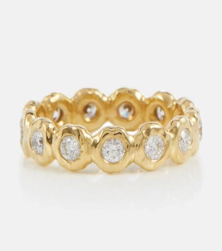 Eternity Band Stack, Flush Setting, Gold Eternity Ring, Elizabeth Jewelry, Eternity Ring Gold, Gold Ring Stack, Jewelry Show, Diamonds And Gold, Gold Wedding Band