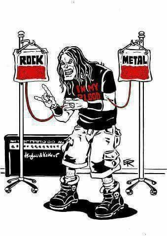 Arte Heavy Metal, Metal Meme, Metal Health, Dark Wave, Rock Band Posters, Heavy Metal Art, Emo Memes, Bd Comics, Heavy Metal Music