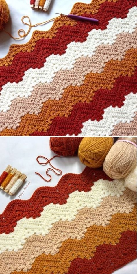 Motifs Afghans, Crocheted Afghans, Granny Square Haken, Gorgeous Crochet, Blanket Design, Fall Crochet Patterns, Crochet Afghan Patterns Free, Crocheted Blanket, Crochet Blanket Designs