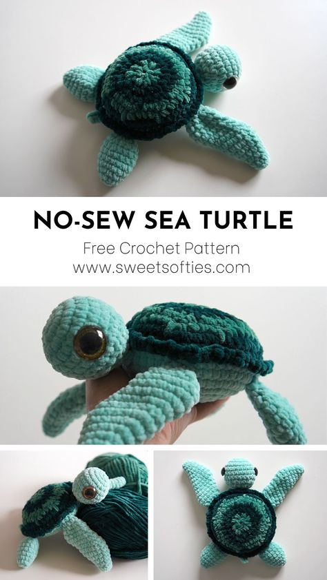 Diy Crochet Animals, Quick Crochet Projects, Crochet Toys Free Patterns, Crochet Toys Free, Cozy Crochet Patterns, Crochet Turtle, Crochet Baby Toys, Turtle Pattern, Diy Crochet Projects