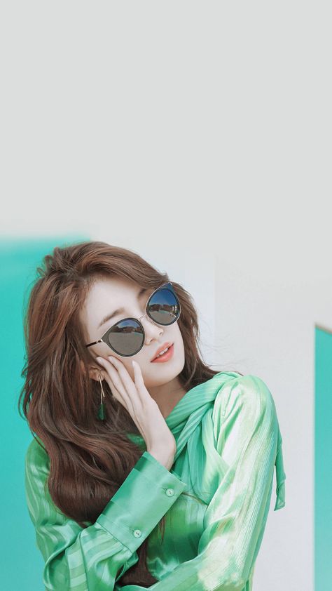 Ecsuzy Wallpapers, Sunglasses, Wall, Green