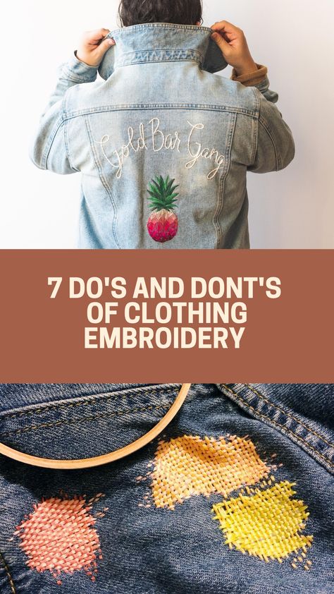 Haft Vintage, Embroidery Jeans Jacket, Embroidery Jeans Diy, Clothing Embroidery, Clothes Embroidery Diy, Denim Embroidery, Embroidery Lessons, Embroidery Tshirt, Embroidery Stitches Tutorial