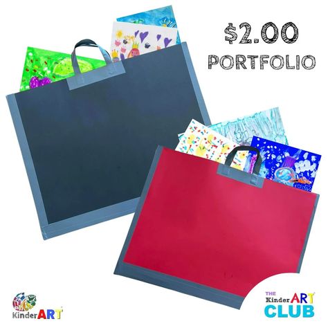 Art Portfolios - Make Your Own — KinderArt Diy Art Portfolio Case, Student Art Portfolio, Diy Art Portfolio, Kindergarten Artwork, Art Portfolio Case, Middle School Art Projects, Portfolio Covers, Portfolio Case, Different Kinds Of Art