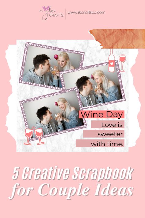 Get your couple photos a boost with a creative scrapbook for couples' ideas. #holidaypapercrafts #papercraft #scrapbooking #ChristmasScrapbookingideas #couplescrapbooktemplate #scrapbooktemplate Layout For Couples, Scrapbook Ideas For Couples, Couples Summer, Boyfriend Scrapbook, Romantic Scrapbook, Couple Scrapbook, Scrapbook Themes, Anniversary Scrapbook, Couples Ideas