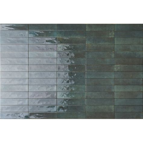 Ivy Hill Tile Tint 2.95 in. x 15.74 in. Polished Porcelain Subway Wall Tile (14.2 Sq. Ft. / Case) | Wayfair Dark Green Tile, Marble Subway Tiles, Ivy Hill Tile, Porcelain Wall Tile, Tile Saw, Ceramic Floor Tiles, Moroccan Mosaic, Brick Tiles, Green Tile