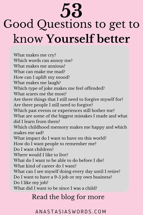 Knowing Myself Questions, To Know Yourself, Knowing Yourself Questions, Ways To Get To Know Yourself Better, Get To Know Myself Journal, Getting To Know Myself Questions, Get To Know Yourself Journal, Life Questions To Ask Yourself, Questions To Get To Know Yourself Better