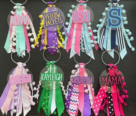 Monogram Bogg Bag Tag. Bag Charm. Tassel. Custom Accessory for Purse. Backpack. Simply Southern. Beach Bag - Etsy Diy Vinyl Gifts Ideas, How To Make A Bogg Bag Tassel, Bogg Bag Accessories Ideas, Crafts With Ribbon Ideas, Diy Bogg Bag Tassel Tutorial, Diy Bogg Bag Accessories, Bogg Bag Tassel Diy, Cheer Bag Tags Diy, Bag Charm Ideas