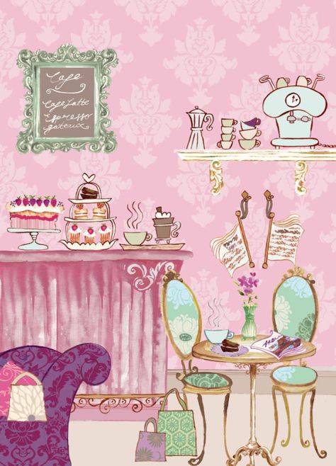 French Themed Bedroom, Girly Doodles, Ethereal Realm, Shoe Diva, Feminine Essence, Girly Graphics, Boutique Art, Drawing Vintage, Pink Poodle