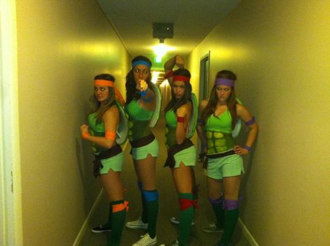 Ninja turtles costume Teenage Mutant Ninja Turtles Costume For Women, Ninja Turtle Costume Women, Girl Ninja Turtle, Teenage Mutant Ninja Turtles Costume, Ninja Turtles Costume, Turtle Costume, Ninja Turtle Costume, Fun Holidays, Turtle Costumes