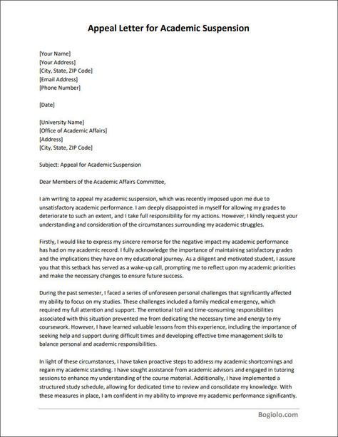 Need an appeal letter template for academic suspension? Look no further! Our comprehensive and professionally written template will help you craft an effective appeal letter to reinstate your academic standing. Click now for a higher chance of success in your appeal process. How To Write An Appeal Letter, Student Nurse Resume, Appeal Letter, Formal Business Letter, Official Letter, Nursing Resume Template, Performance Evaluation, Nursing Resume, Learn From Your Mistakes