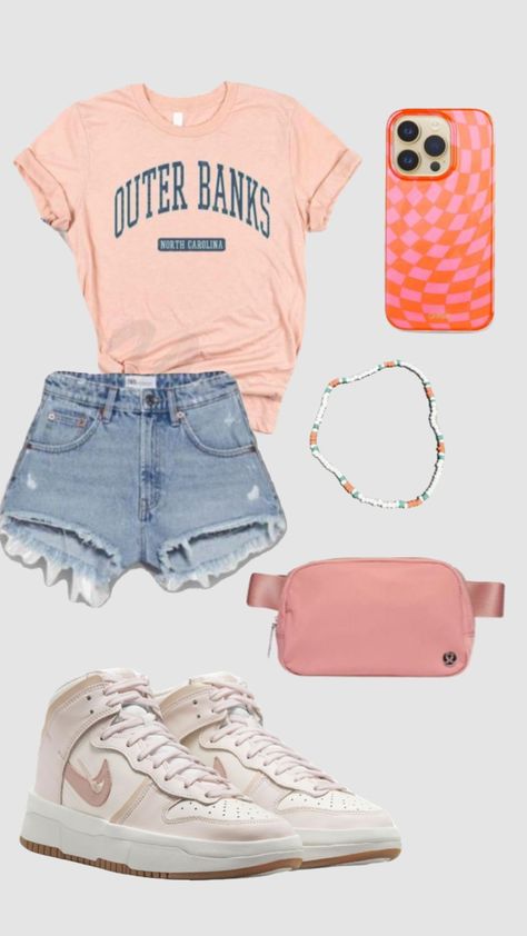 •Preppy Fit• #outfitinspo #fyp #preppy #preppyfit Preppy Outer Banks, Basic Outfits Summer, Preppy Travel, Preppy Fits, Outfits For Summer, Beauty Vibes, Preppy Stuff, Preppy Summer Outfits, Summer Outfits For Teens