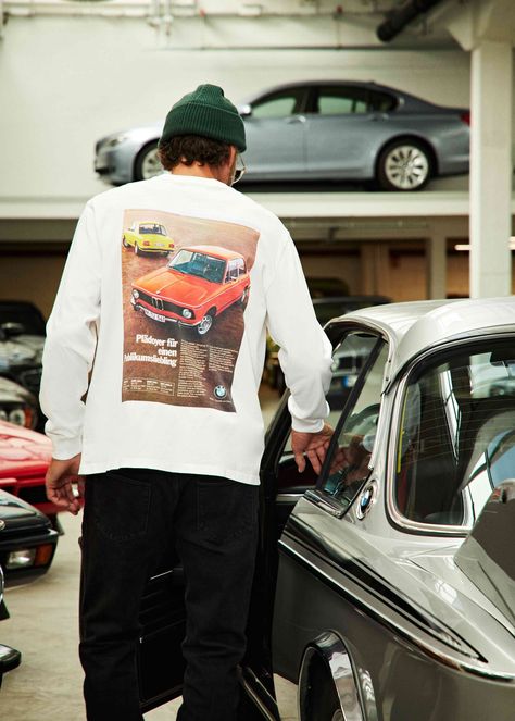 Kith Aestethic, Kith Shirt, Photo With Car, Car Clothing, Parisian Summer, Car Apparel, Car Style, Automotive Apparel, Car T Shirt