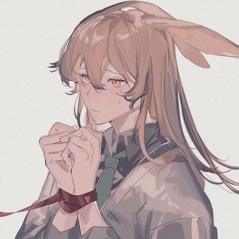 Anime Boy Long Hair, Bunny Boy, Character Design Male, Anime Oc, Anime Drawings Boy, Art Anime, Boy Art, Cute Bunny