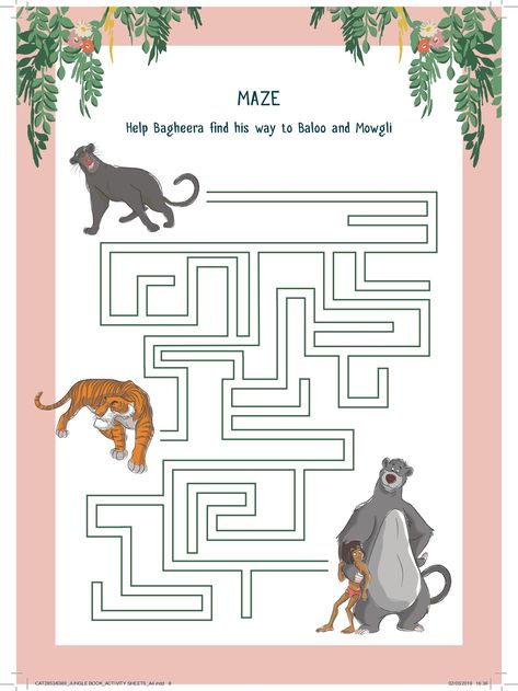 Your little ones will be fully entertained with these fun jungle activity sheets. Get the crayons out and colour in your favourite characters from the Disney classic, The Jungle Book! Jungle Book Birthday Party, Jungle Book Birthday, Half Term Activities, Jungle Activities, Book Birthday, The Jungle Book, Kids Activity Books, Printable Game, Favourite Characters