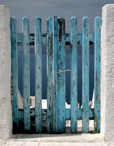 Old Gates, Deco Marine, Seaside Living, Cottage By The Sea, House By The Sea, Dream Beach, Fence Gate, Blue Dream, Deco Floral