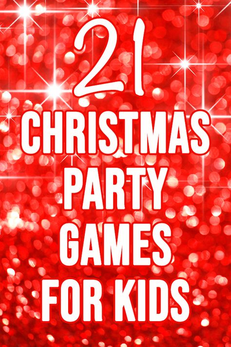 Cheap Christmas Games For Kids, Kids Christian Christmas Party Games, Easy Holiday Games For Kids, Kids Party Christmas Games, Kids Holiday Games For School, Christmas Games For First Grade Party, Kids Indoor Christmas Games, Christmas Games For Kids Party Easy Diy, Kids Xmas Party Games