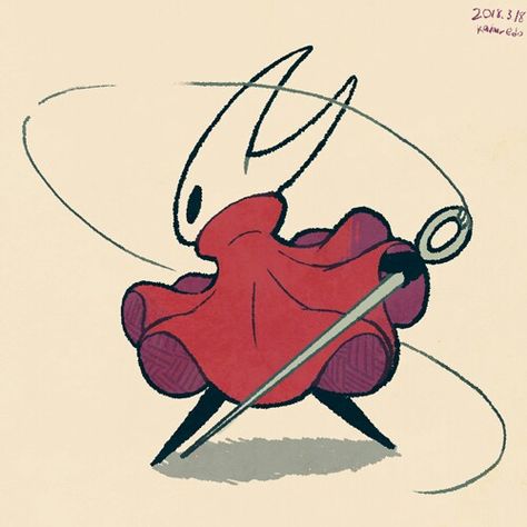 Hornet And Hollow Knight, Hollow Night Drawing, Hollow Knight Reference, How To Draw Hollow Knight, Hollow Knight Hornet Art, Hollow Knight Tattoo Ideas, Hollow Knight Drawing, The Knight Hollow Knight, Hollow Knight Characters