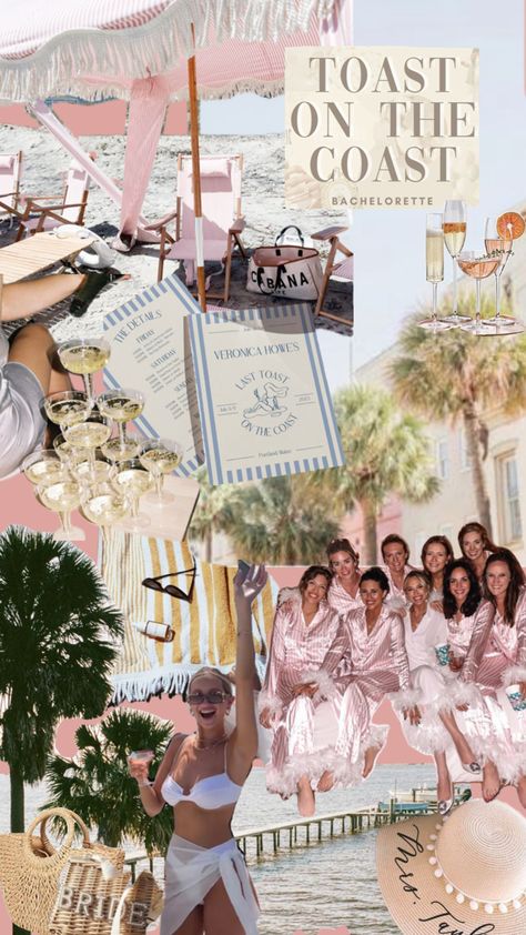 Bachelorette Party, Collage, Pink