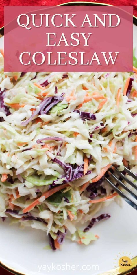 Coslaw Recipes, Recipe With Apple Cider, Quick Coleslaw, Easy Coleslaw Dressing, Easy Coleslaw Recipe, Coleslaw For Pulled Pork, Recipe With Apple, Healthy Coleslaw Recipes, Coleslaw Dressing Recipe