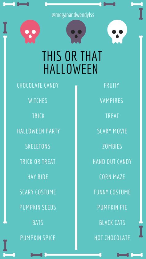 Halloween Questions, Halloween Block Party, Halloween Party Scary, Halloween Lesson, Instagram Story Questions, Halloween Post, Halloween Stories, Halloween Traditions, Interactive Posts