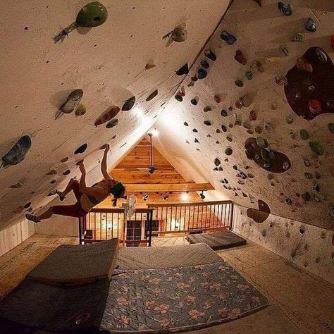 Top 10 Home Climbing Gym Designs – Send Edition Indoor Climbing Gym, Home Climbing Wall, Indoor Climbing Wall, Bouldering Wall, Climbing Walls, Rock Walls, Indoor Climbing, Rock Climbing Wall, Climbing Gym