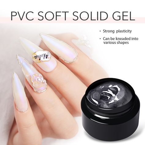 BORN PRETTY PVC Soft Solid Gel Polish 5ml Nail Art Soak Off Nail Gel Polish Thermal Color Changing Nail Art Paint, Uv Nail Polish, Color Changing Nails, Magnetic Nails, Glitter Gel Nails, Nail Polish Brands, Uv Gel Nail Polish, Professional Nail Art, Uv Nails