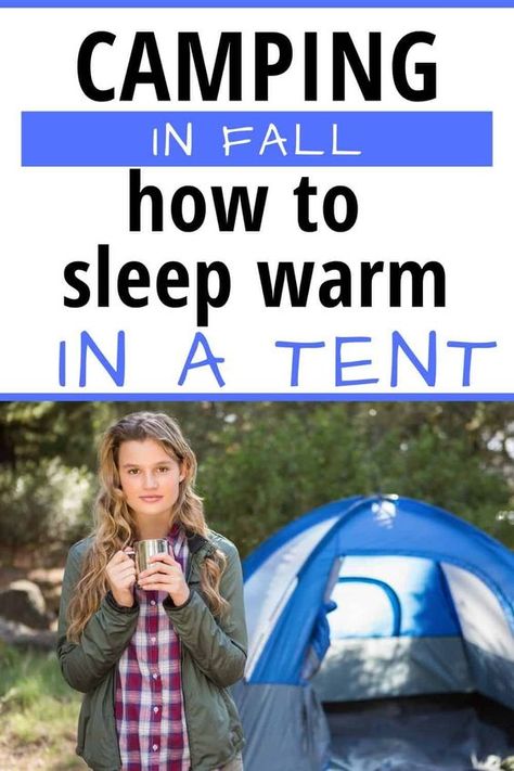 Big Family Blessings want you to sleep warm in your tent this fall with these tips and hacks. Don't miss those beautiful days due to the cold nights- use these tips to stay warm in your tent at night! Both you and your family will love you for it! Zelt Camping Hacks, Camping Tent Decorations, Tent At Night, Cold Weather Tents, Cold Camping, Camping Necessities, Zelt Camping, Cozy Camping, Tent Camping Hacks