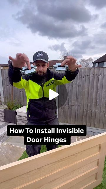 The Home Improvements Channel UK on Instagram: "How To Install Invisible Door Hinges   #how #howto #homeimprovement #doityourself #diy #carpentry #carpenter #wood #woodworking #build #builder #reels" Diy Jib Door, Hidden Hinges Door, Invisible Doors Interior, Invisible Doors Ideas, Hinges Diy, Hidden Door Hinges, Diy Carpentry, Secret Doors, Invisible Hinges