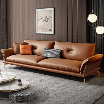 Sofa Kulit, Sofa Chesterfield, Sofa Santai, 3 Piece Living Room Set, Sofa L, Simple Sofa, Office Sofa, Premium Sofa, Brown Sofa