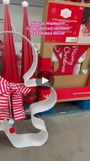 15K views · 2.5K reactions | Comment COOKIE below to receive a DM with the link to shop this post on my LTK ⬇ https://liketk.it/4RjB5  New Christmas porch or yard decor at Walmart! Giant cookie cutter Christmas tree and gingerbread man. How adorable.   Not every store will have them and they may be online for most but these are unique and so adorable!  Follow me for more seasonal and holiday content! 🎅🏼🎄  #christmas2024 #christmas #cozyvibes #christmascountdown #christmastree #happyholidays #christmasdecor #walmartchristmas #ltkhome #walmartcreator #ltkseasonal #ltkhome #ltkvideo #iywyk #walmartcreator #ltkvideo #ltkseasonal #ltkcon | Kristina | Home Decor | Shopping | LTK | Ivoris · Gingerbread Lover Gingerbread Tree, Gingerbread Christmas Tree, Giant Cookie, Decor Shopping, Christmas Cookie Cutters, Christmas Porch, Christmas Tree Themes, Christmas Countdown, Gingerbread Man