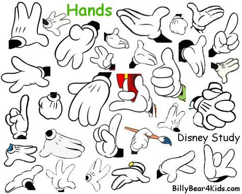 Mickey Mouse Hands or Gloves Templates. Free Mickey Mouse Printables, 30s Cartoon, Cartoon Poses, Mickey Mouse Hands, Gloves Drawing, Mickey Mouse Gloves, Mickey Mouse Printables, Mickey Tattoo, Cartoon Gloves