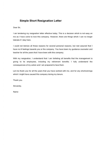 Resignation Letter Template, Short Resignation Letter, Resignation Letters, Resignation Letter, Letter Example, Letter To Yourself, Letter Template, No Doubt, Letter Templates