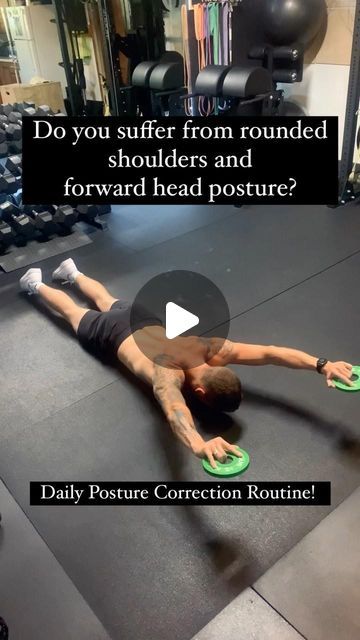 Kai Wilson Hill on Instagram: "Posture Correction Daily Routine!   Upper Crossed Syndrome(rounded shoulders/forward head) posture is incredibly common today with a majority of our occupations residing at desks or on our phones.   It is important to address this imbalance and strengthen the posterior muscles to create balance and stability in the body. If left untreated or ignored this issue can become very detrimental to your health in later years and drastically increase your risk for injuries.   I highly advise you to add a posture routine such as this one to to it daily regimen. This could possibly be the most important part of your exercise routine as having a strong and solid foundation is the key factor to build a strong and healthy physique.   10 minutes a day of these exercises cou Posture Correction Exercises Workouts, Forward Shoulder Exercise, Exercise For Good Posture, Shoulder Posture Correction Exercise, Exercise For Posture Correction, Posture Exercises Correction, Rounded Shoulders Correction, Upper Cross Syndrome Exercises, 20 Minute Yoga Sequence