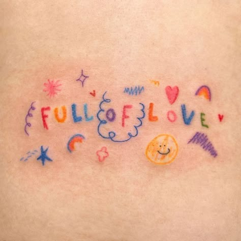 Primary Color Tattoo, Small Colored Tattoos, Tats With Meaning, Tattoo Best Friends, Small Cat Tattoo, Neck Tattoo Women, Simple Cat Tattoo, Best Friends Tattoo, Tattoo Couples